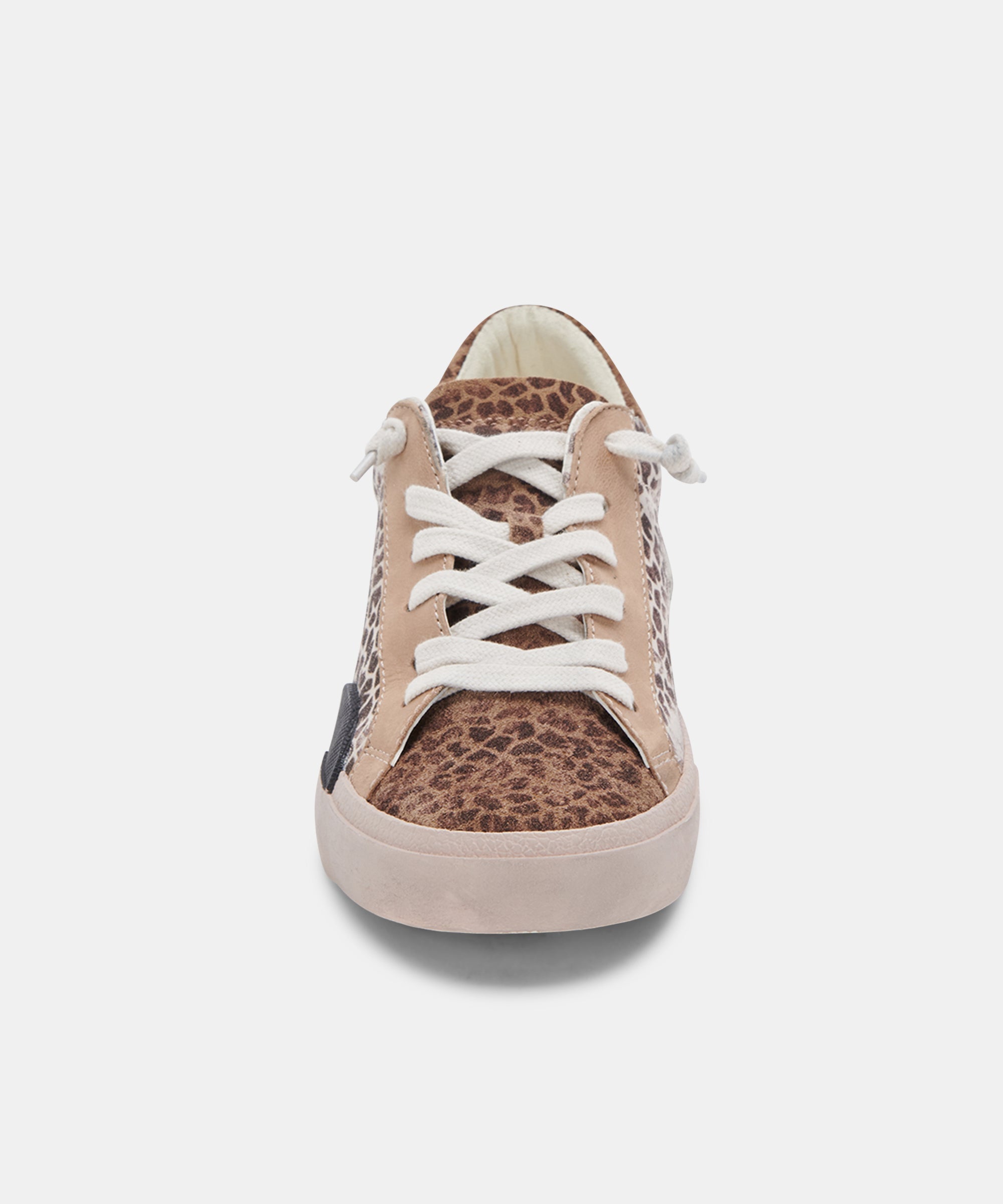 ZINA SNEAKERS Women's Fashion Leopard Print Multi-Colored Dusted Suede Casual Shoes - Perfect for Streetwear, Work & Everyday Comfort