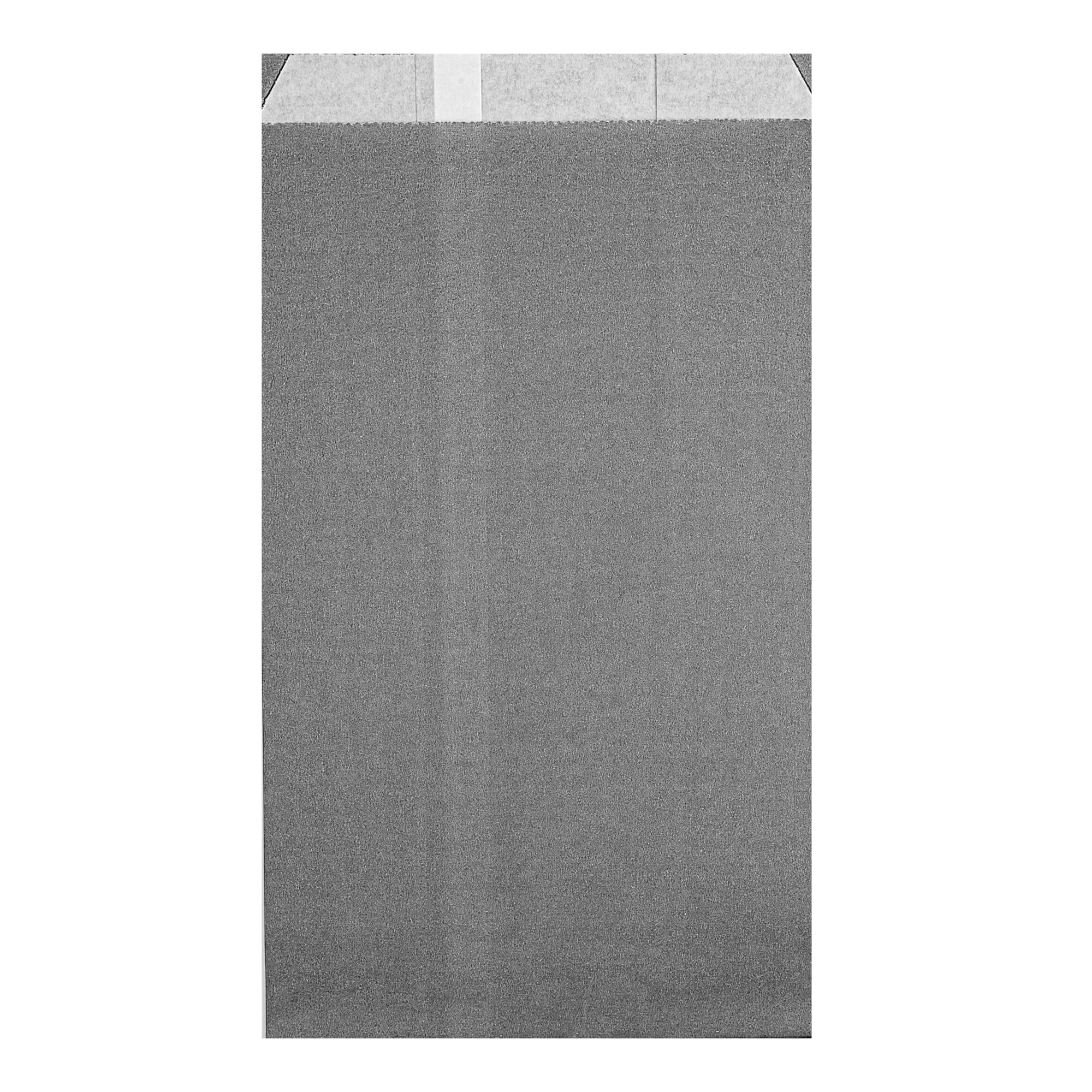Eco-Friendly Gray Paper French Fry & Snack Bags - 5 x 3 x 8 3/4 Inches (100 Count) - Perfect for Restaurants, Food Trucks & Party Snacks