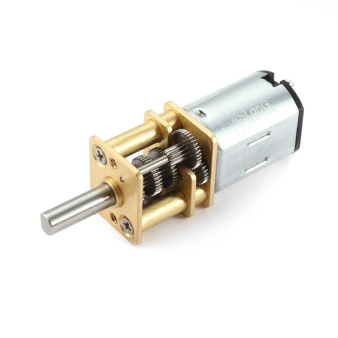 12V 100RPM Micro Gear Reduction Motor with 2 Terminals - Mini DC Gearbox for RC Cars, Robotics, DIY Engine Toys | Perfect for Model Cars, Robot Kits & STEM Projects