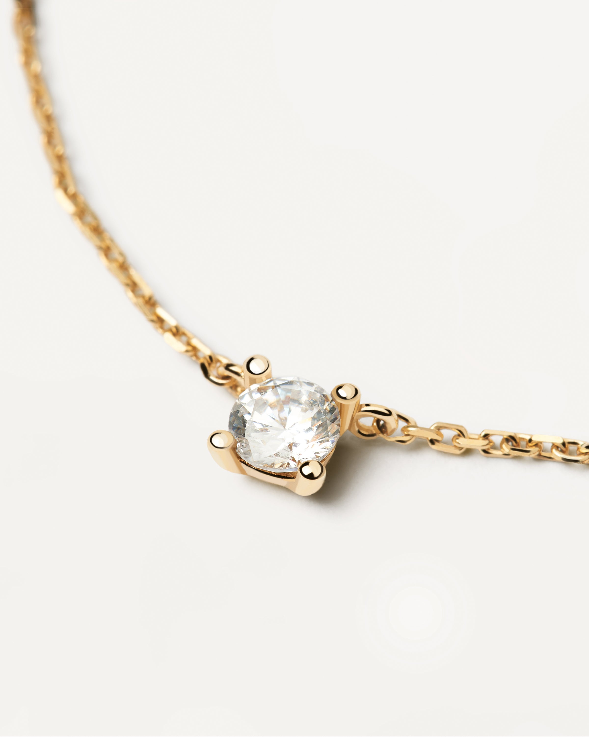 Elegant Diamond & Gold Solitaire Pendant Necklace for Women - Perfect for Weddings, Anniversaries & Special Occasions
