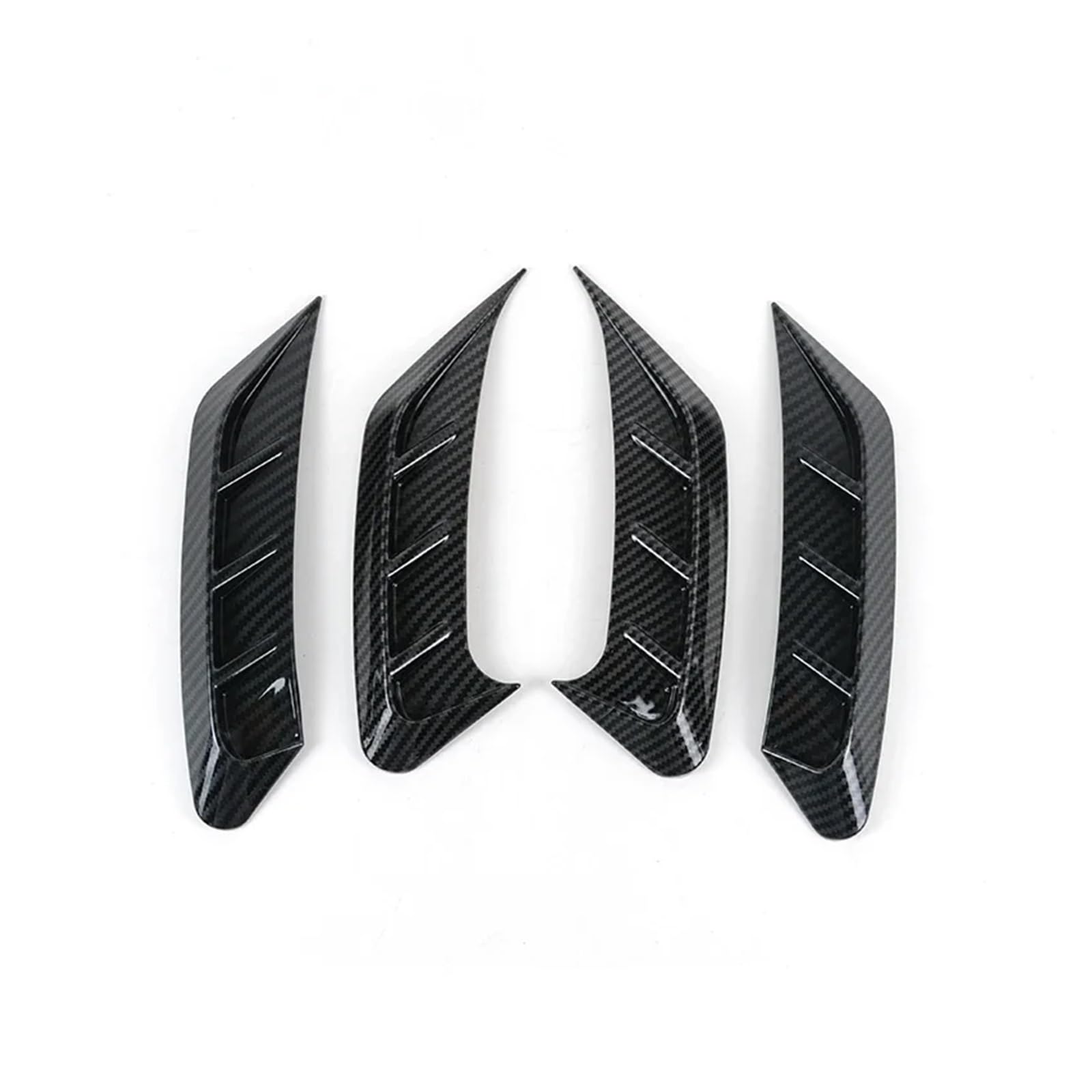 Audi A4 B9 2017-2019 Front Headlight Eyebrows & Rear Lamp Eyelid Frame Decoration Trim - Exterior Car Accessories (Front/Rear Set) - Enhance Style & Protection for Night Driving & Car Shows