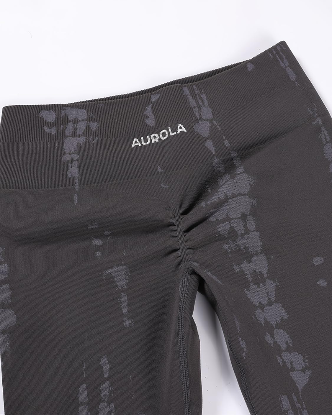 **AUROLA Women's High-Waisted Seamless Scrunch Leggings - Ribbed Workout Pants, Squat Proof & Thick Yoga Pants for Gym, Running, Pilates & Lounge Wear**