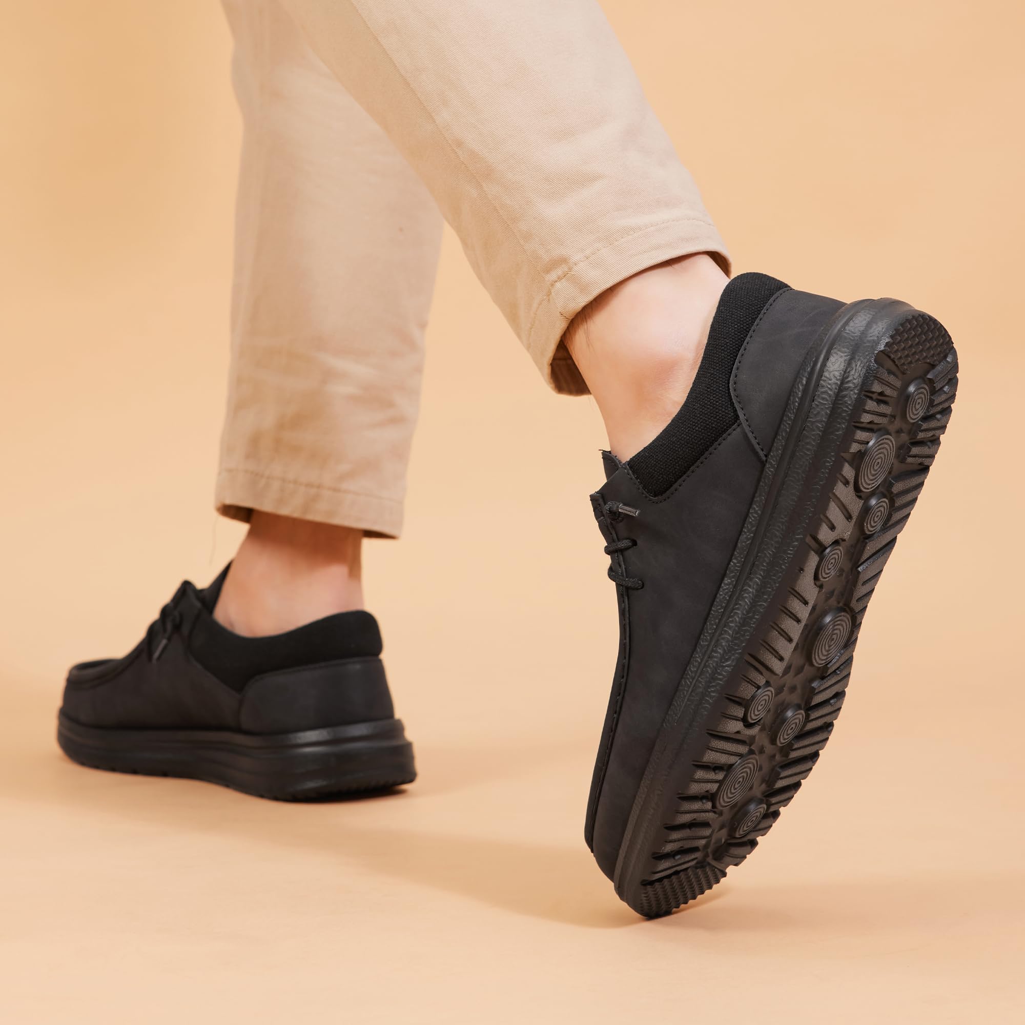 **Men's Wide Width Slip-On Loafers - Comfortable Walking Shoes with Roomy Toe Box for Casual Wear & Travel**    *(Optimized for Google SEO, includes usage scenario: casual wear & travel)*