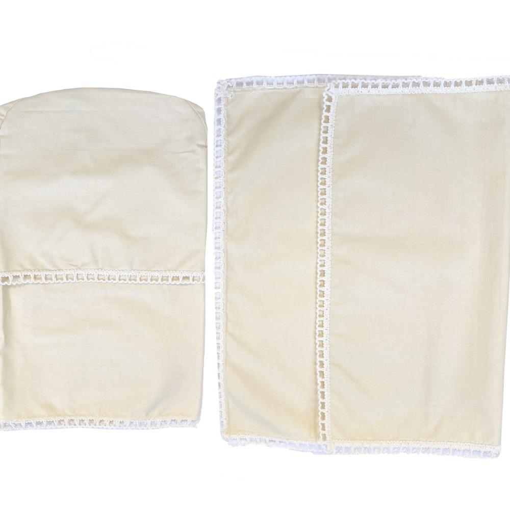 Soft Cream Arm & Chair Back Covers - Comfortable & Stylish Protection for Sofas, Recliners, and Office Chairs - Perfect for Home, Office, and Living Room Decor
