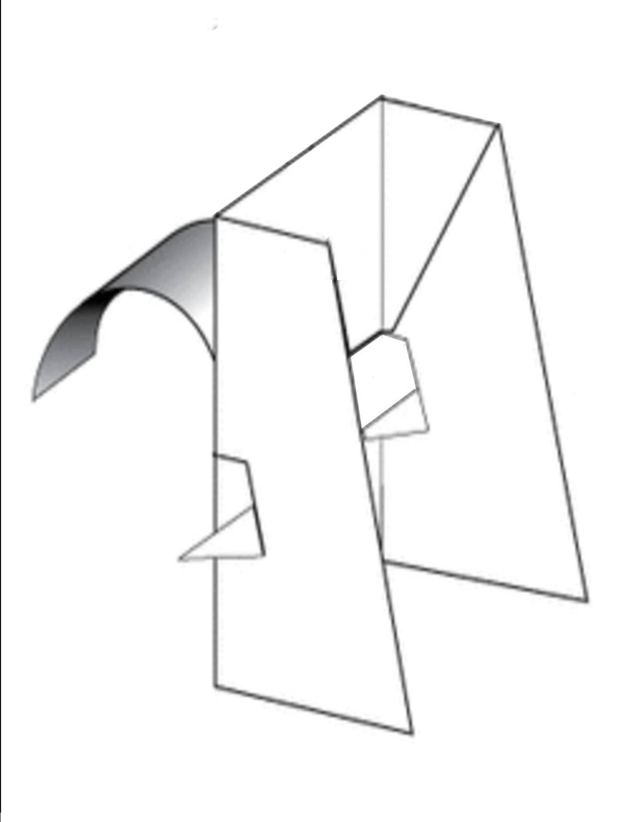 Double-Wing Easel Stand with Peel & Stick Backing, 9