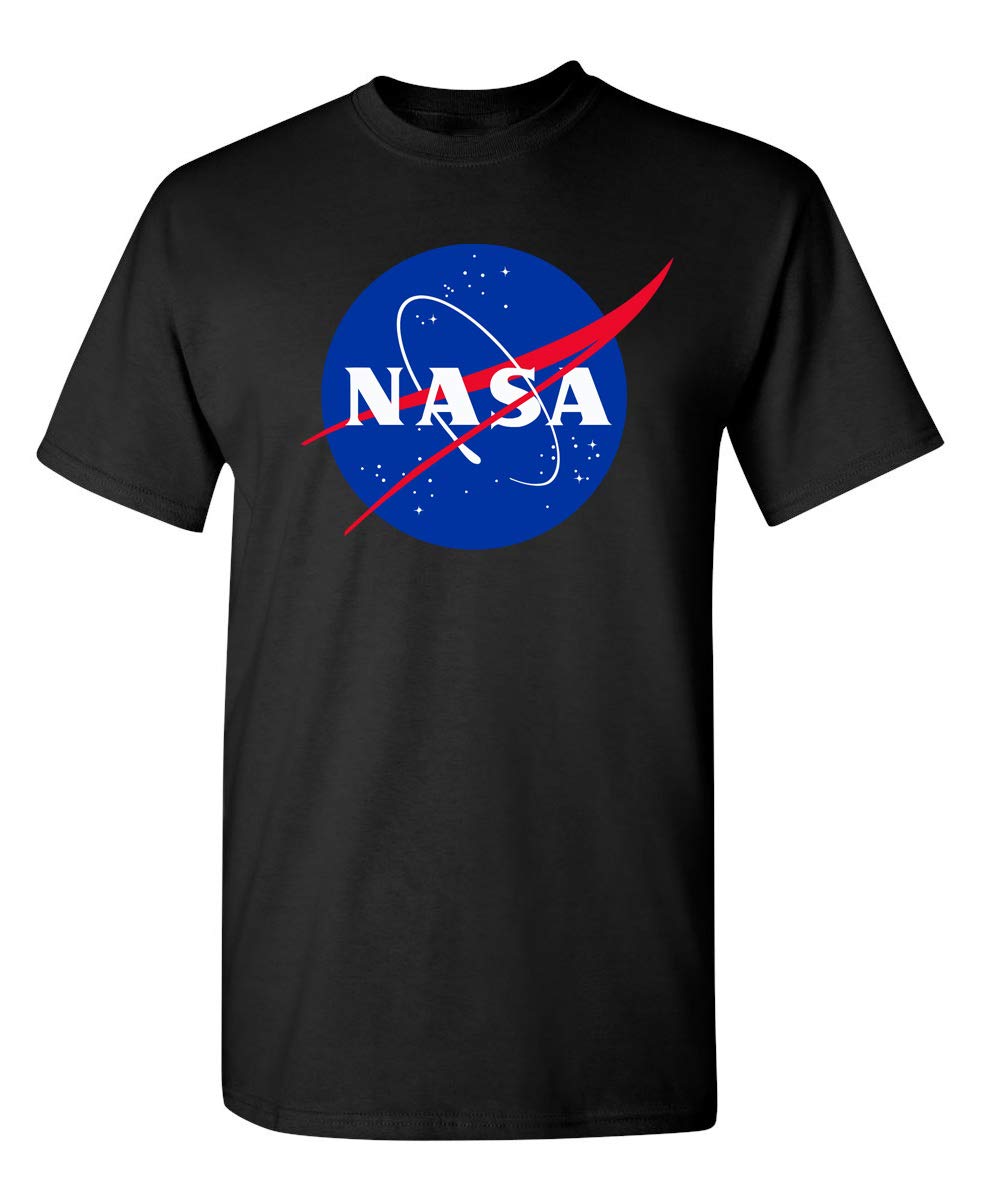 NASA Meatball Logo T-Shirt - Astronomy & Space Graphic Novelty Tee - Perfect for Space Enthusiasts, Gifts & Casual Wear