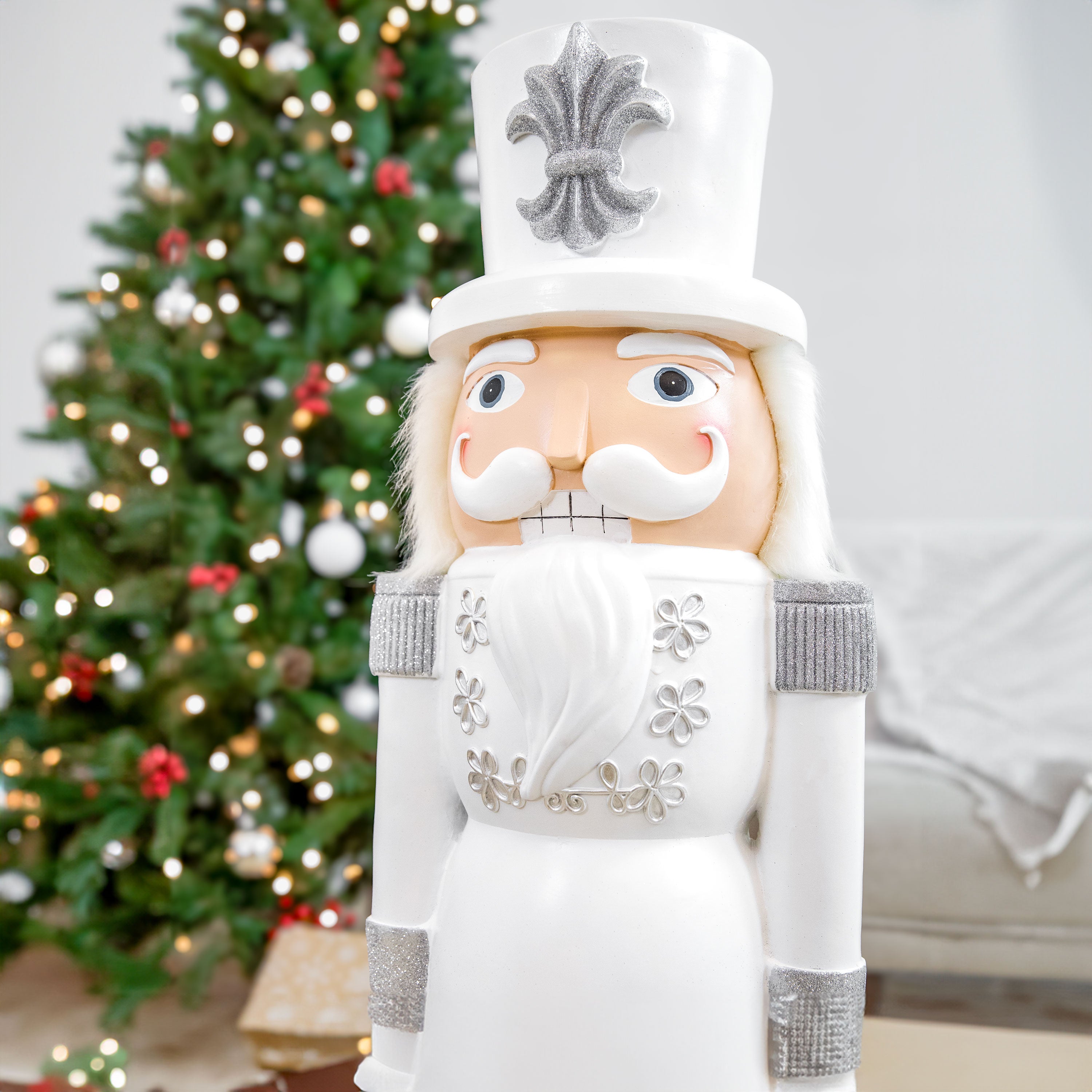 Sterling Silver Christmas Nutcracker Statue - 37