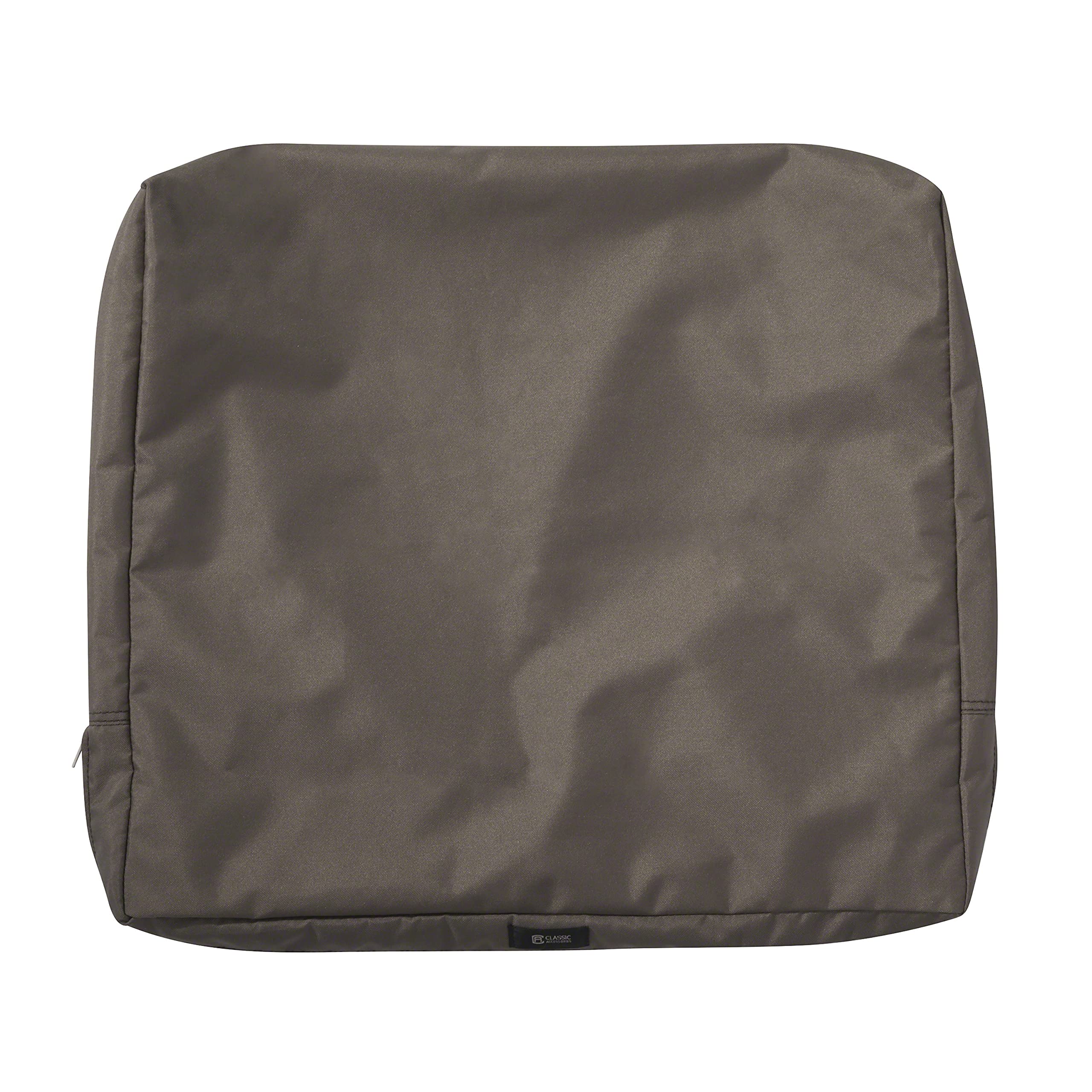 Classic Accessories 62-024-TAUPE-EC Ravenna Outdoor Loveseat Back Cushion - Dark Taupe, 1-Pack - Waterproof & UV Resistant for Patio, Deck, and Garden Furniture Comfort