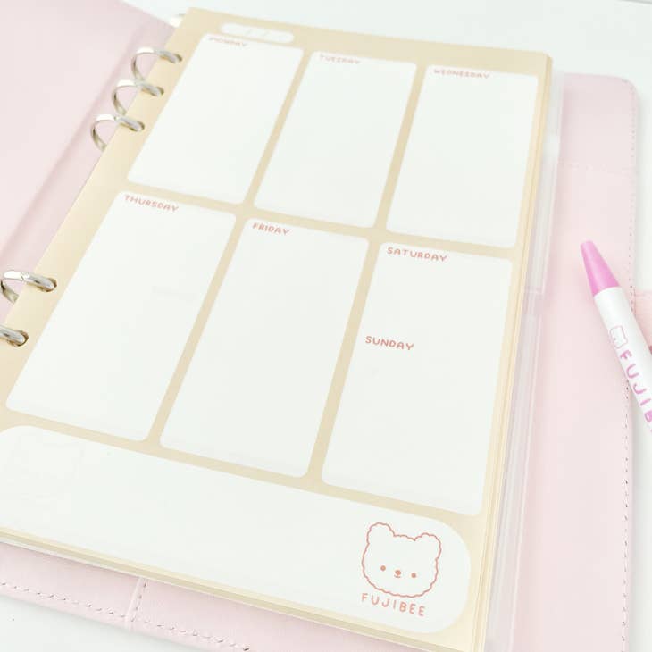 A5 Refill Weekly Undated Planner Inserts - Perfect for Bullet Journaling, Productivity Planning & Daily Organization | Compatible with Filofax, Kikki K & Other A5 Binders