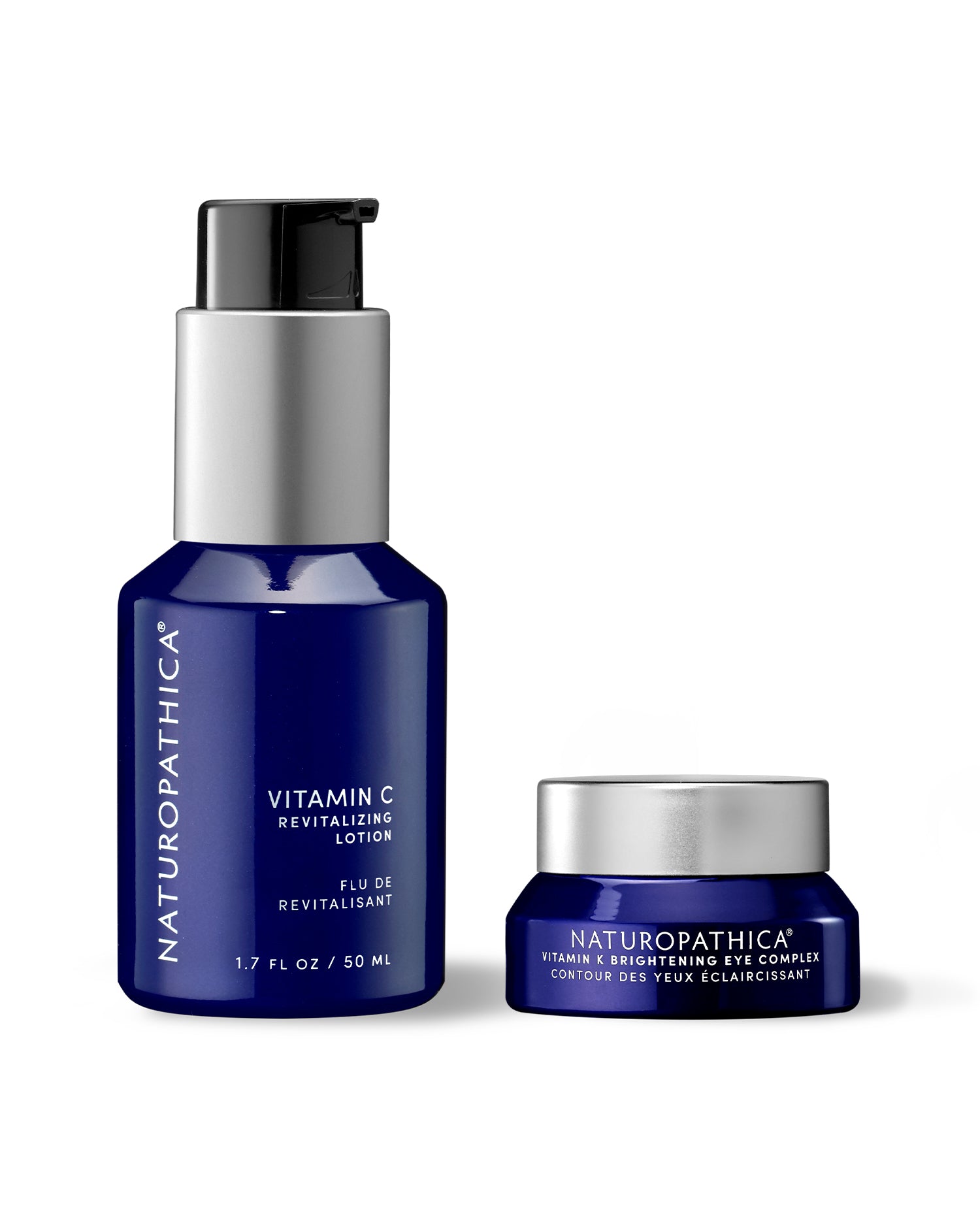 Glowing Skin Duo Set - Vitamin C Serum & Hyaluronic Acid Moisturizer for Bright, Hydrated Skin | Day & Night Skincare Routine
