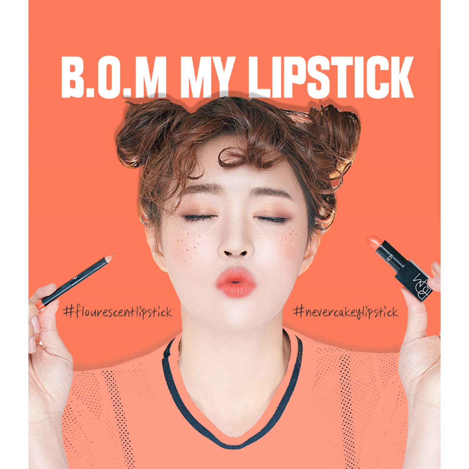 BOM My Lipstick #806 Rose - Long Lasting Matte Lipstick with Velvet Texture, MLBB Nude Pink Shade - Perfect for Everyday Wear, Date Night & Office Makeup