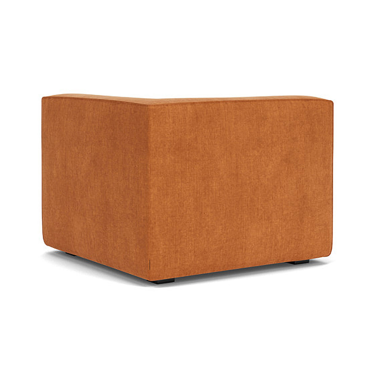 Modern Dane Fabric 1-Seater Left Corner Modular Sofa - Compact Sectional Couch for Small Living Rooms & Apartments