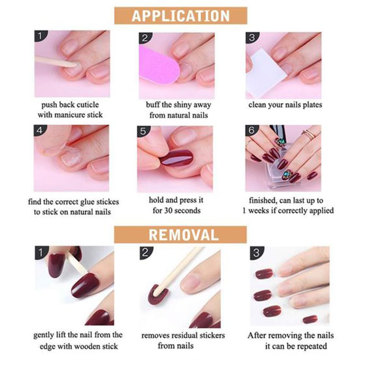 24Pcs Short Square Press on Nails with 3D Bow Charms - Pink Fake Nails with Butterfly Flower Designs, Rhinestones & Glossy Finish | Full Cover French Acrylic Nail Tips for Women | Perfect for Parties, Weddings & Everyday Wear