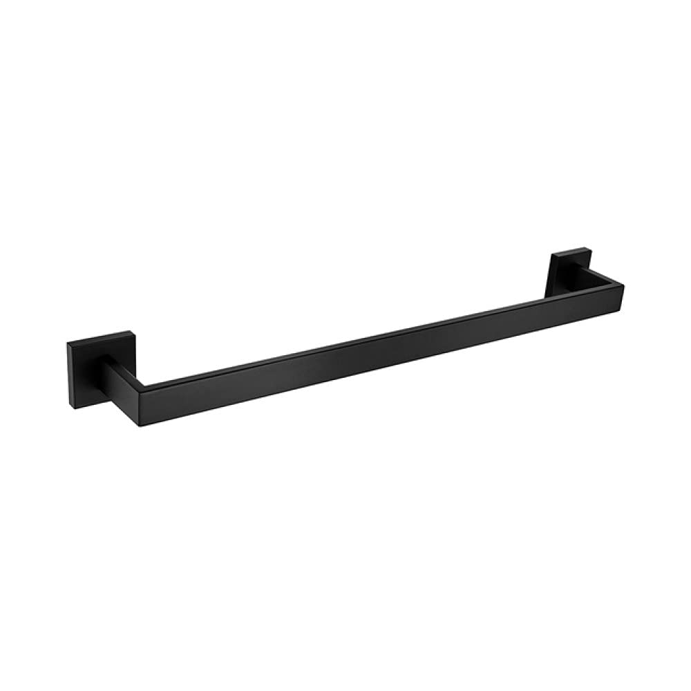 VVW&LIU Stainless Steel Bathroom & Kitchen Organizer Set - Wall Mount Toilet Paper Holder, Towel Rack & Hook for Modern Home Decor (Black) - Perfect for Bathroom, WC, Kitchen & Laundry Room Organization