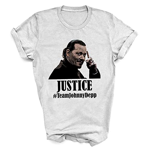 Johnny Depp T-Shirt - Justice For Johnny Depp Shirt, Team Johnny Depp Fan Apparel (T-Shirt, Hoodie, Long Sleeve, Crewneck, Sweatshirt) - Perfect for Concerts, Movie Events & Fan Gatherings