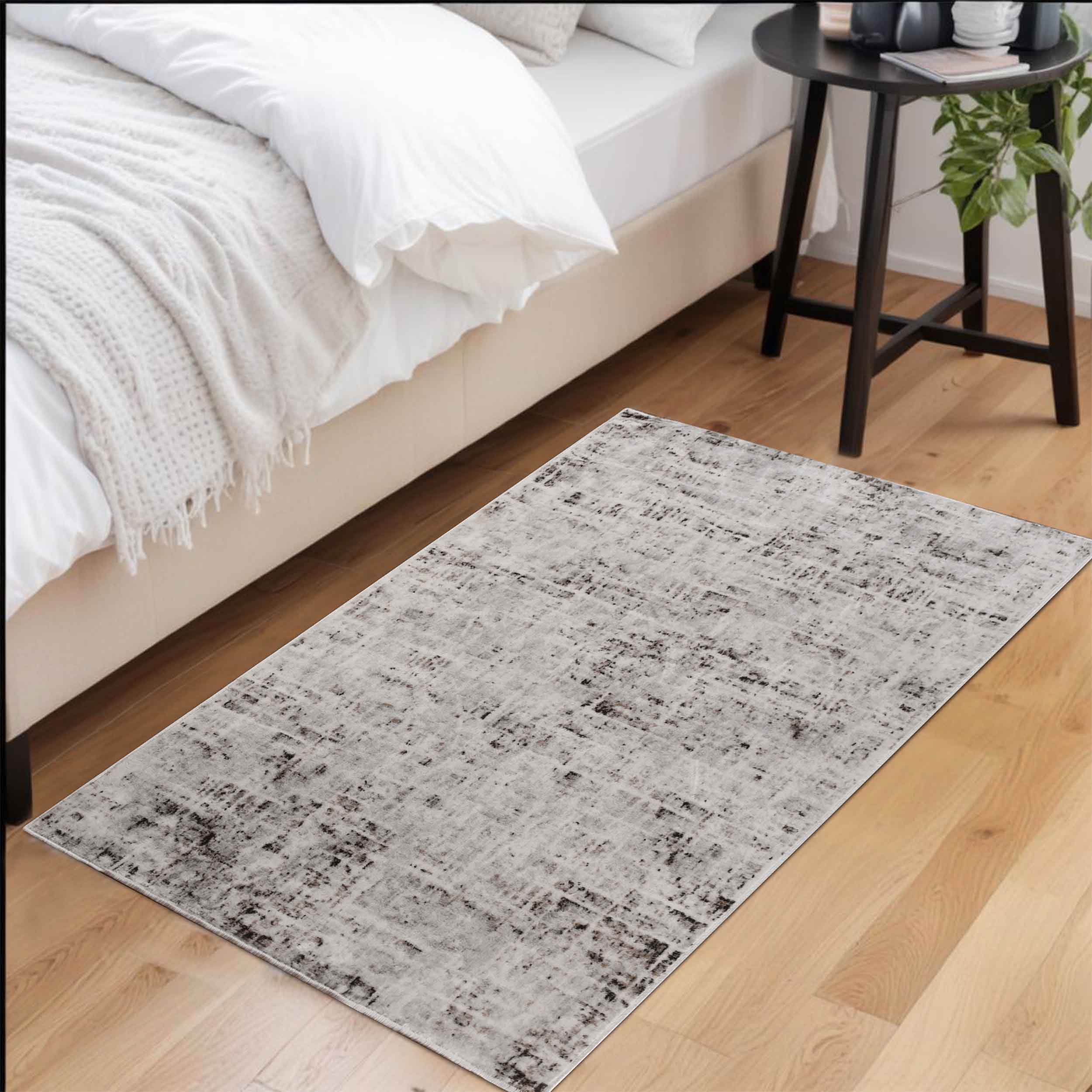 Stylish Acer Distressed Contemporary Abstract Modern Indoor Area Rug or Runner - Perfect for Living Room, Bedroom, and Home Decor