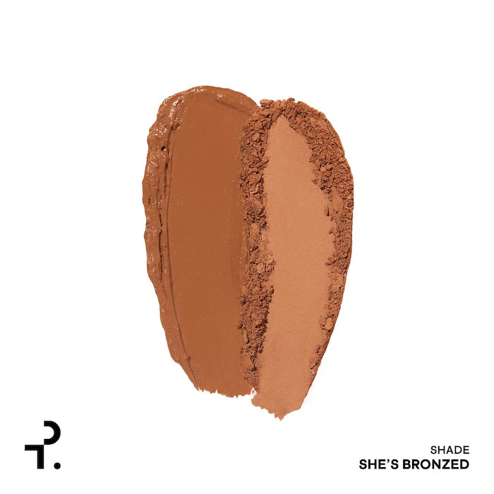 Patrick TA Duo Major Sculpt Crème Contour & Powder Bronzer - Cream to Powder Contouring Makeup for Defined Cheekbones & Sun-Kissed Glow | Perfect for Everyday Wear & Special Occasions