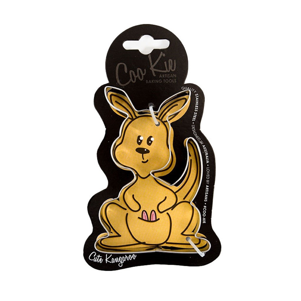 Premium Kangaroo-Shaped Cookie Cutter Set for Baking - Perfect for Kids' Parties, Animal-Themed Events & Holiday Cookie Decorating