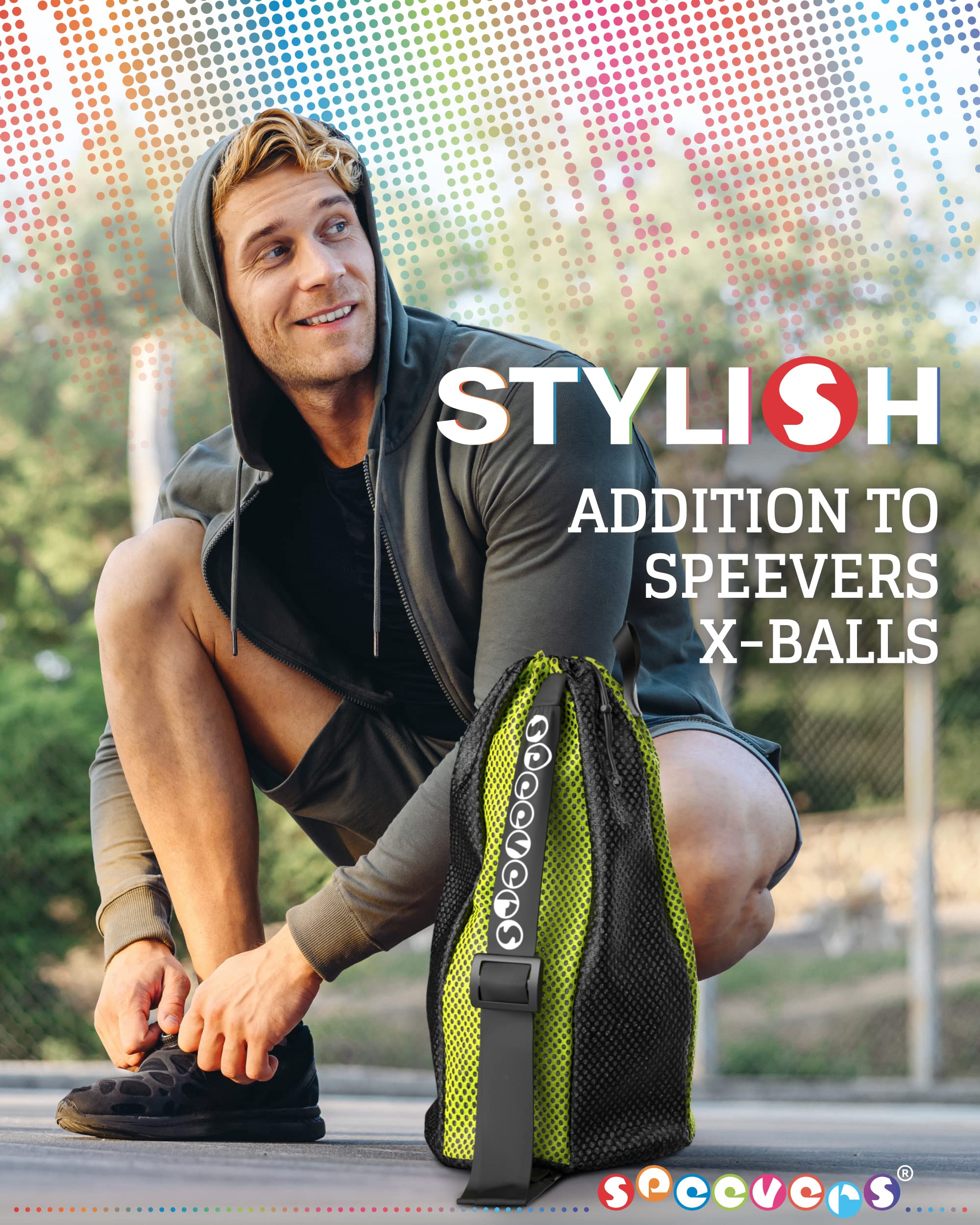 **7 Colorful Mesh Swim Bags for Men & Women - 35L Waterproof Drawstring Backpack with Handle - Perfect for Swimming Gear, Beach Trips & Pool Accessories (Xbag Light - Black/Yellow)**