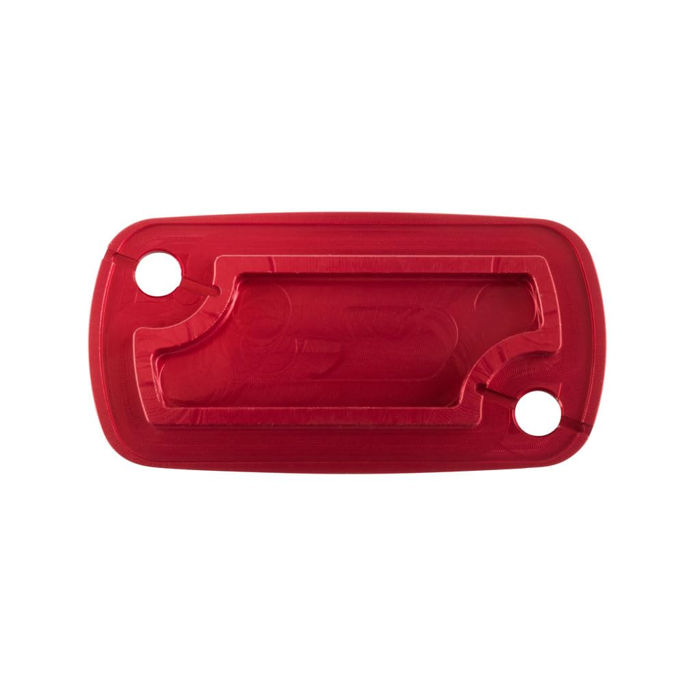TUSK Anodized Red Front Brake Reservoir Cap for Honda CRF125F (2014-2025) | Durable Motorcycle Accessory for Off-Road & Trail Riding