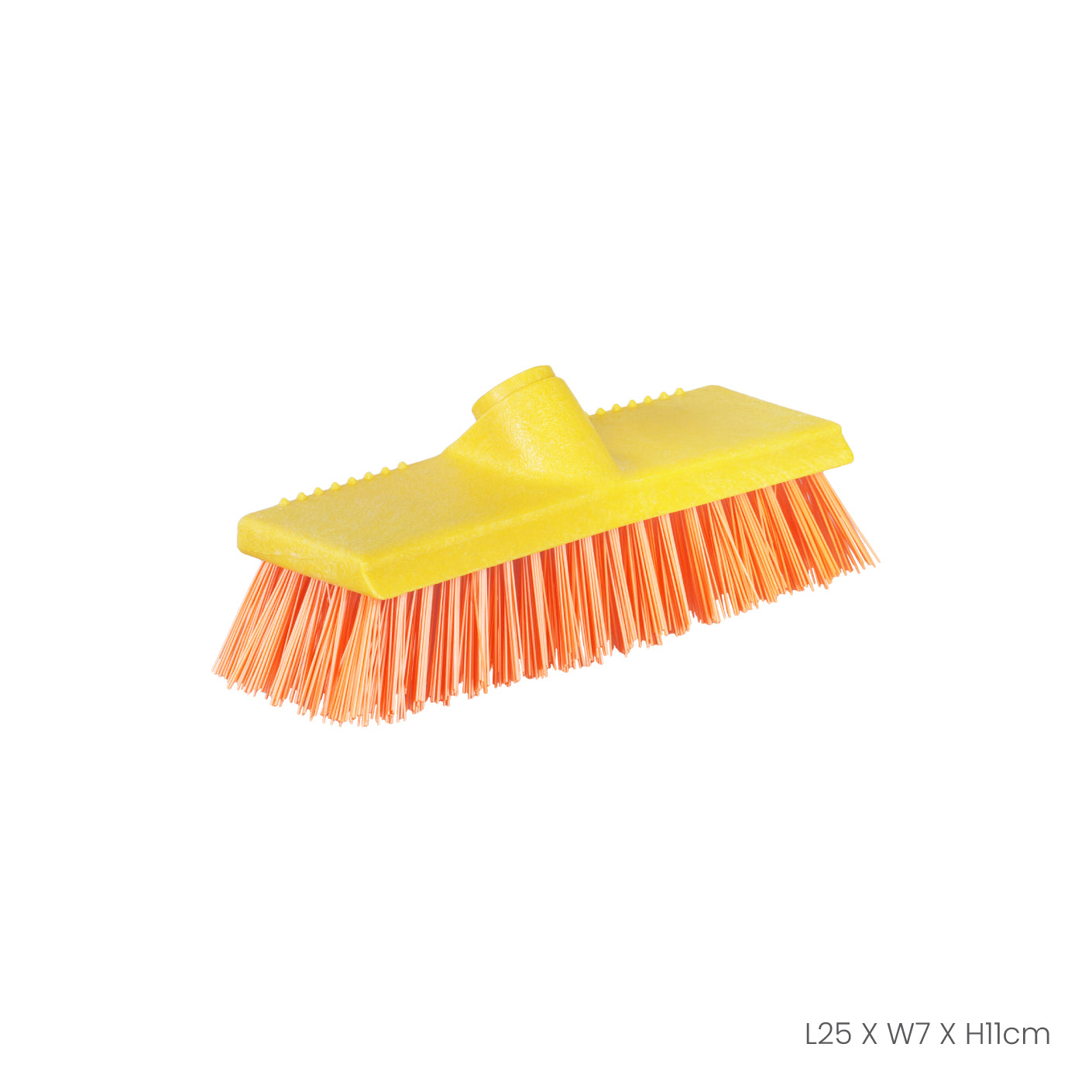 FLOOR BRUSH HEAD FLAT/YELLOW (HFH1105H) - Replacement Broom Head for Hardwood & Tile Floors - Perfect for Home Cleaning & Commercial Use