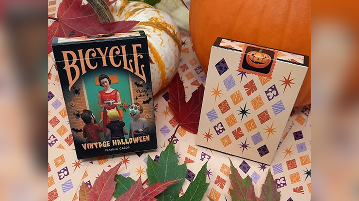 Vintage Halloween Bicycle Playing Cards - Spooky Themed Deck for Magic Tricks, Poker Games & Halloween Party Favors