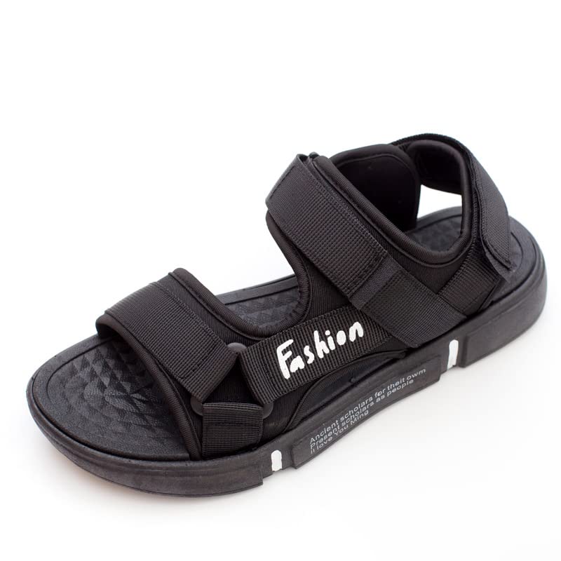 Men's Casual Open Toe Handmade Sandals - Adjustable Summer Outdoor Fisherman Beach Sandals for Walking, Travel & Beach Vacations