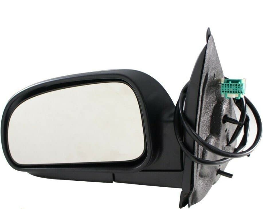 Heated Power Side Mirror Replacement for 2002-2009 Chevy Trailblazer & GMC Envoy, 2004-2007 Buick Rainier & Oldsmobile Bravada - Driver Side Defogging Mirror for Winter Driving & Foggy Conditions