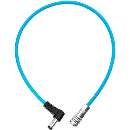Kondor Blue DC Male 5.5 x 2.5mm Power Adapter Cable for Blackmagic BMPCC 6K/4K Camera - 14 Inch (Blue) - Perfect for On-the-Go Filmmaking & Professional Video Production