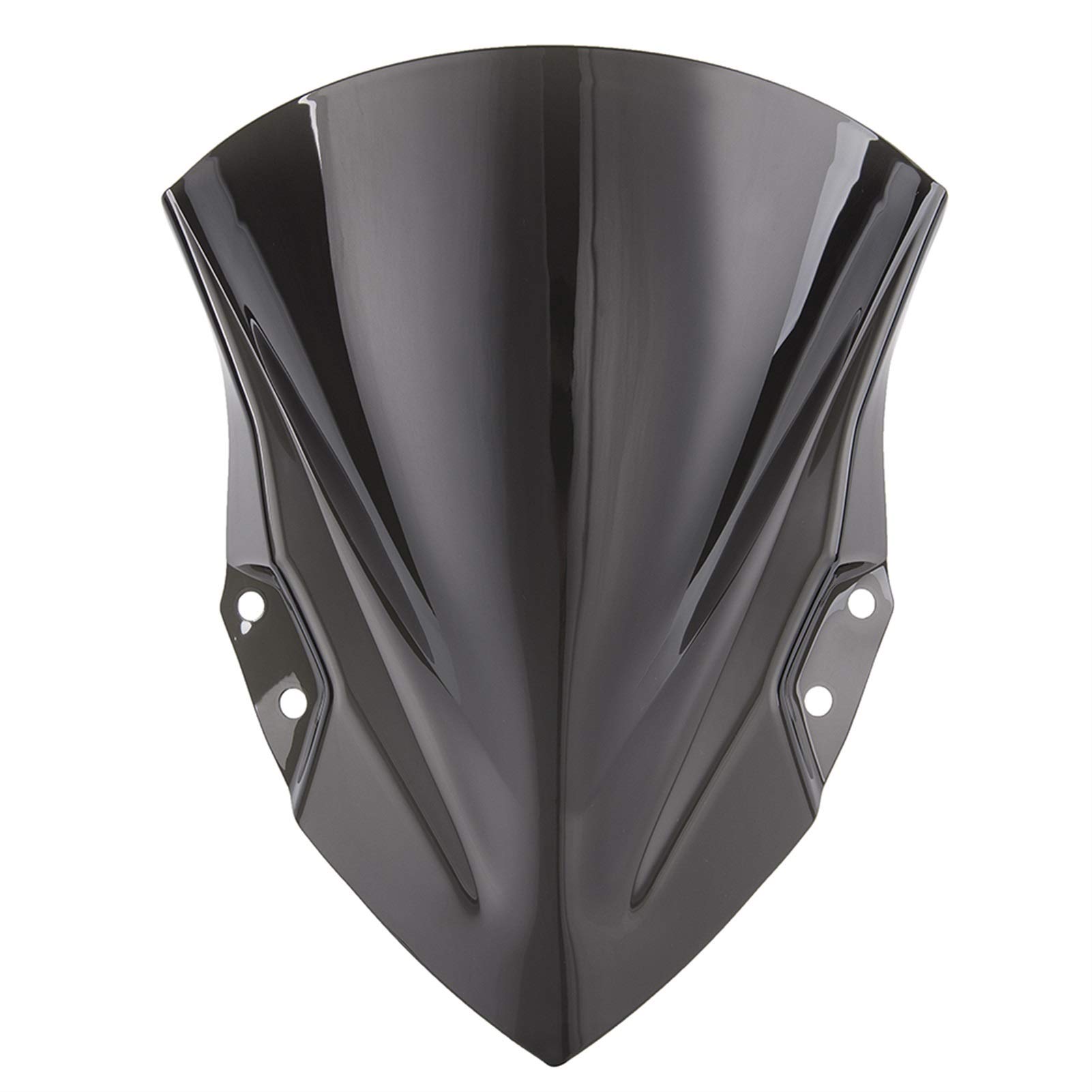 Smoke Motorcycle Windscreen for Kawasaki Ninja 250/400 - Wind Deflector for Highway Riding