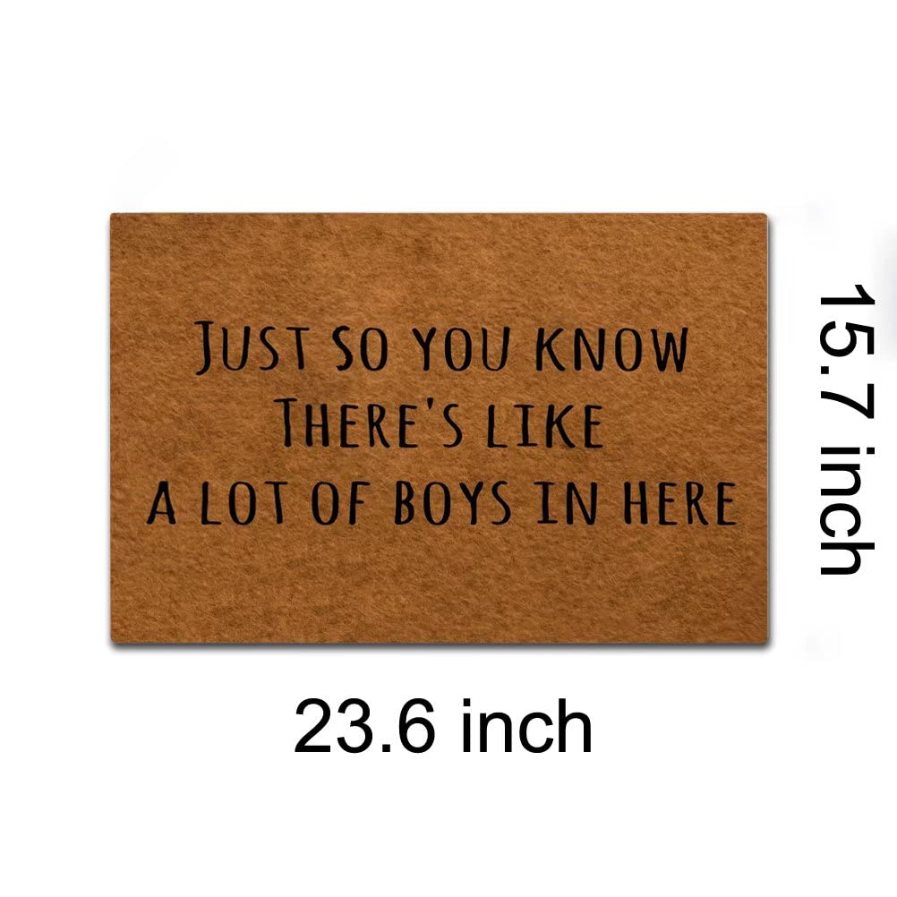 Non-Slip Rubber Backed Doormat 23.6