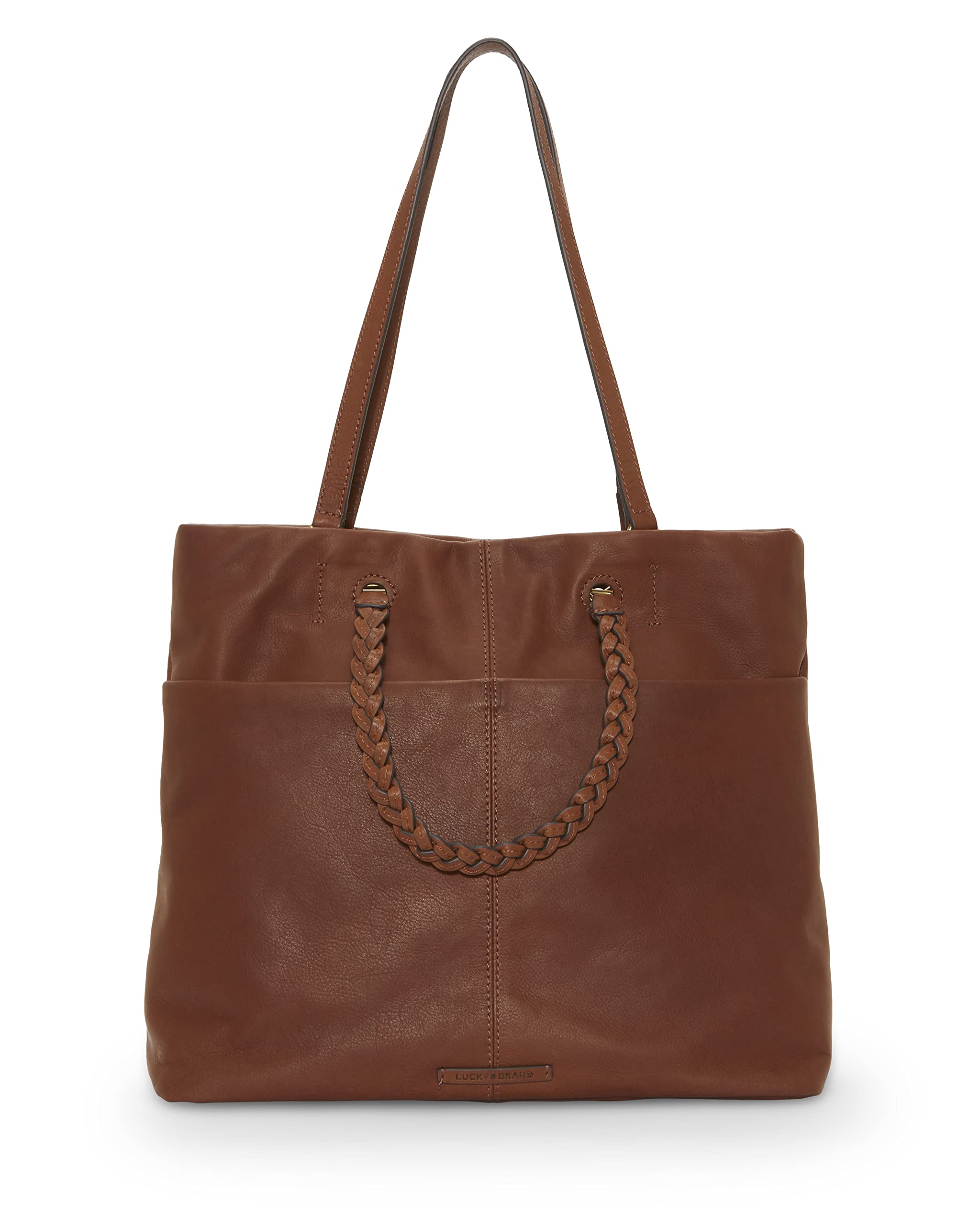 Lucky Brand Women's Jema Genuine Leather Tote Bag - Stylish & Spacious Handbag for Work, Travel & Everyday Use