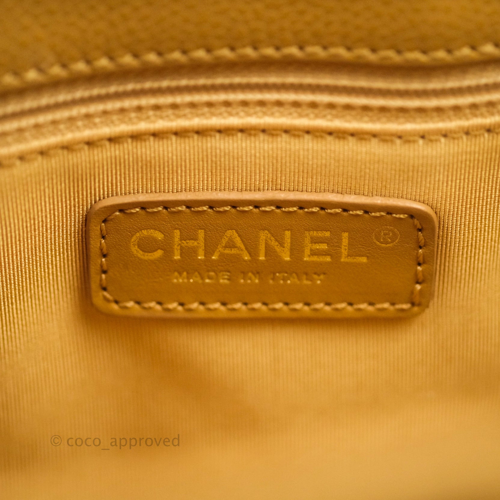 Chanel Caviar Leather Grand Shopping Tote GST Bag - Dark Beige with Gold Hardware | Luxury Designer Handbag for Women, Perfect for Work, Travel & Everyday Use