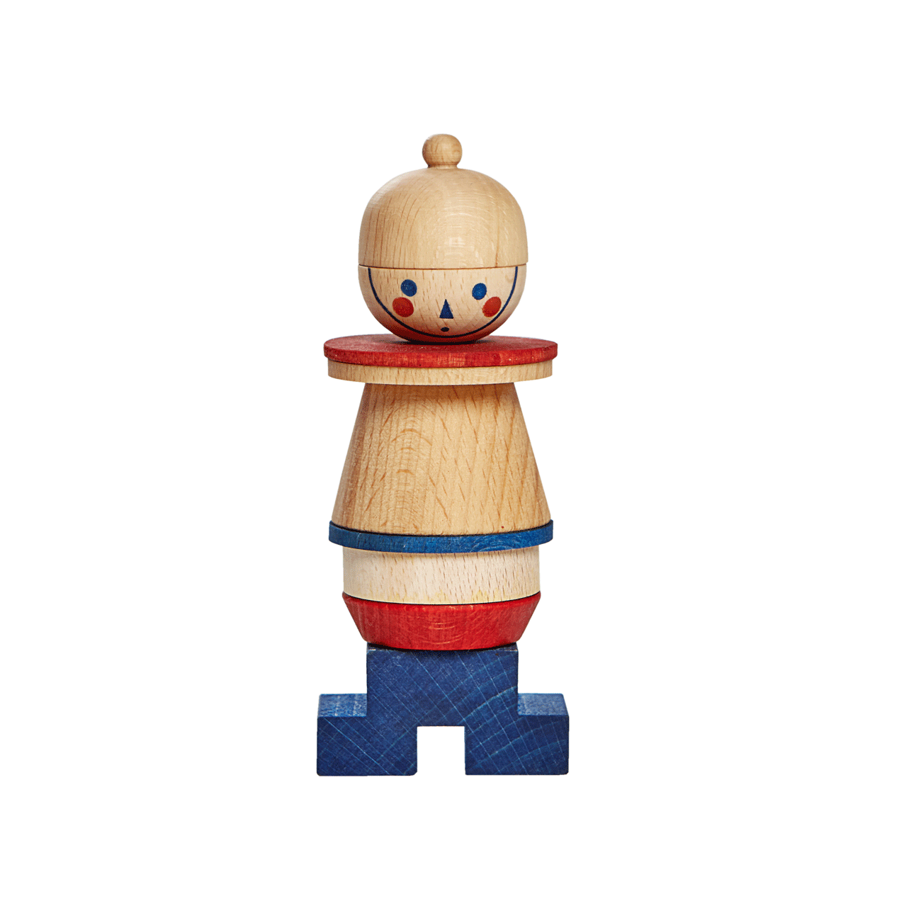 Wooden Stacking Toy Stick Fig No.02 - Educational Building Blocks for Kids - Perfect for Preschool Learning, Montessori Activities & Creative Playtime