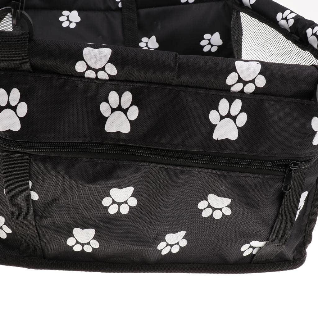 Enakshi Foldable Waterproof Pet Dog Booster Seat for Car Travel - Safe & Comfortable Puppy Car Seat Box in Black | Perfect for Road Trips, Vet Visits & Daily Commutes | Pet Supplies, Dog Carriers & Totes