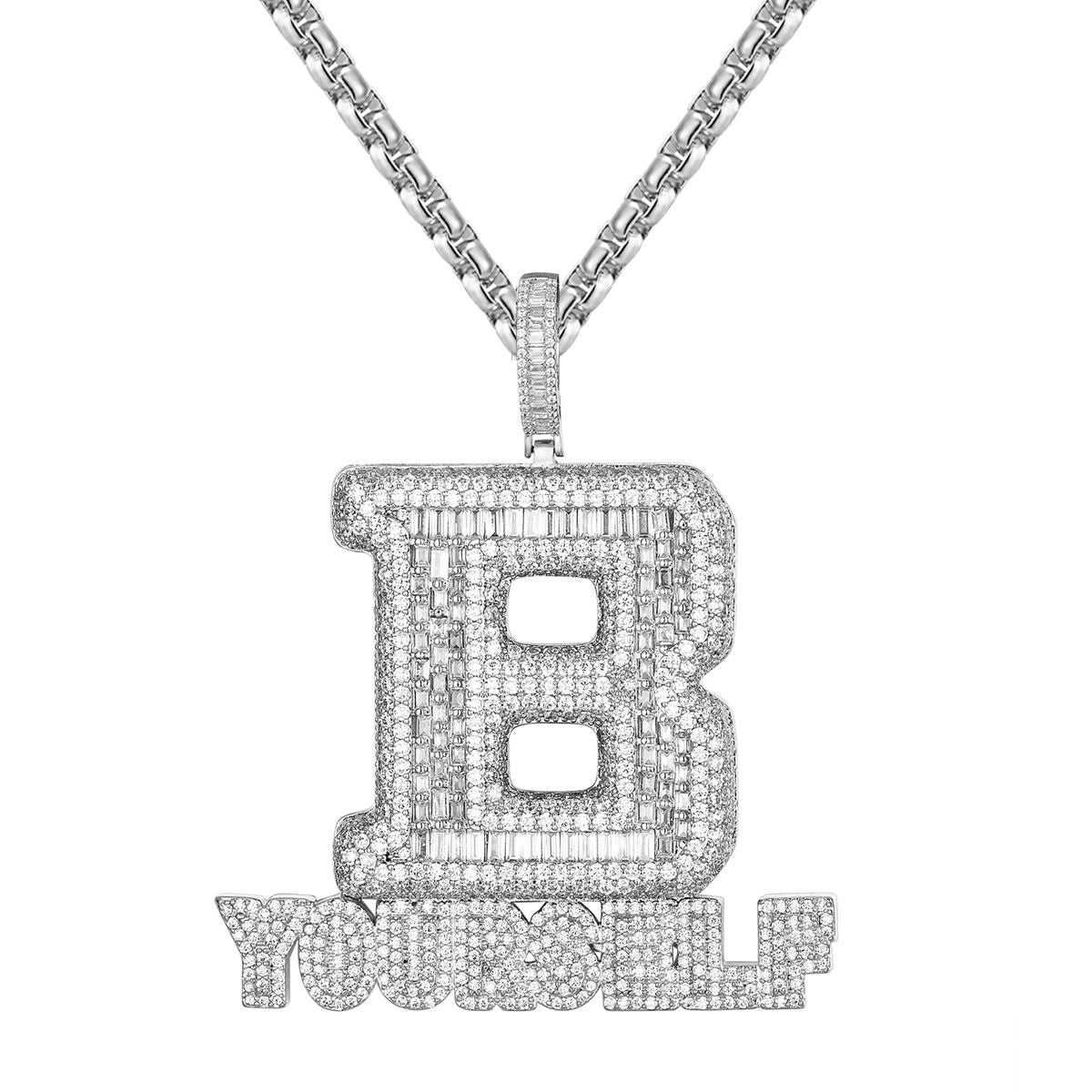 14K White Gold Baguette 
