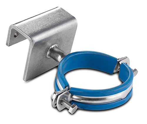 BVV 8-Inch Heavy Duty Pipe Hangers - Adjustable Metal Pipe Support Brackets for Plumbing, HVAC, and Electrical Conduits - Perfect for Home Renovation and Industrial Installations
