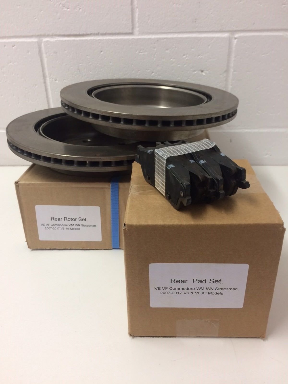 Genuine Holden Rear Brake Rotor & Pad Set - Compatible with Commodore VE VF, Statesman WM WN | High-Performance Braking for Smooth & Safe Driving