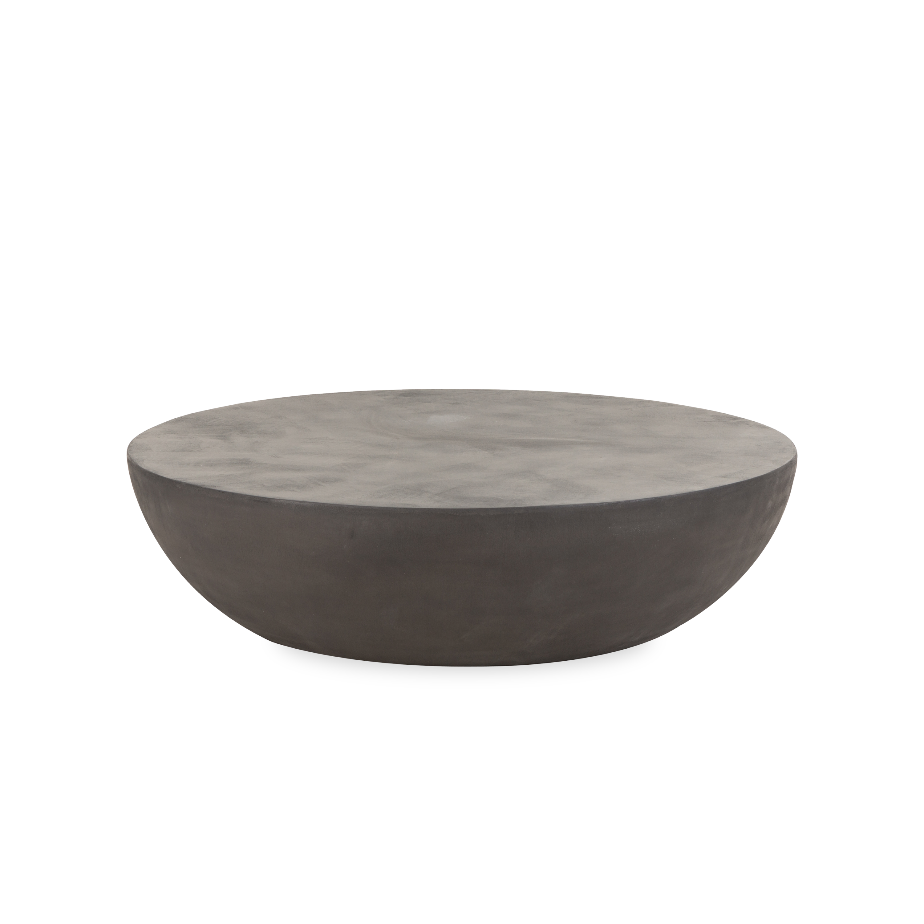 Modern Round Pebble Coffee Table - Natural Stone Top & Wooden Base for Living Room, Lounge, or Office - Stylish & Durable Home Decor Centerpiece