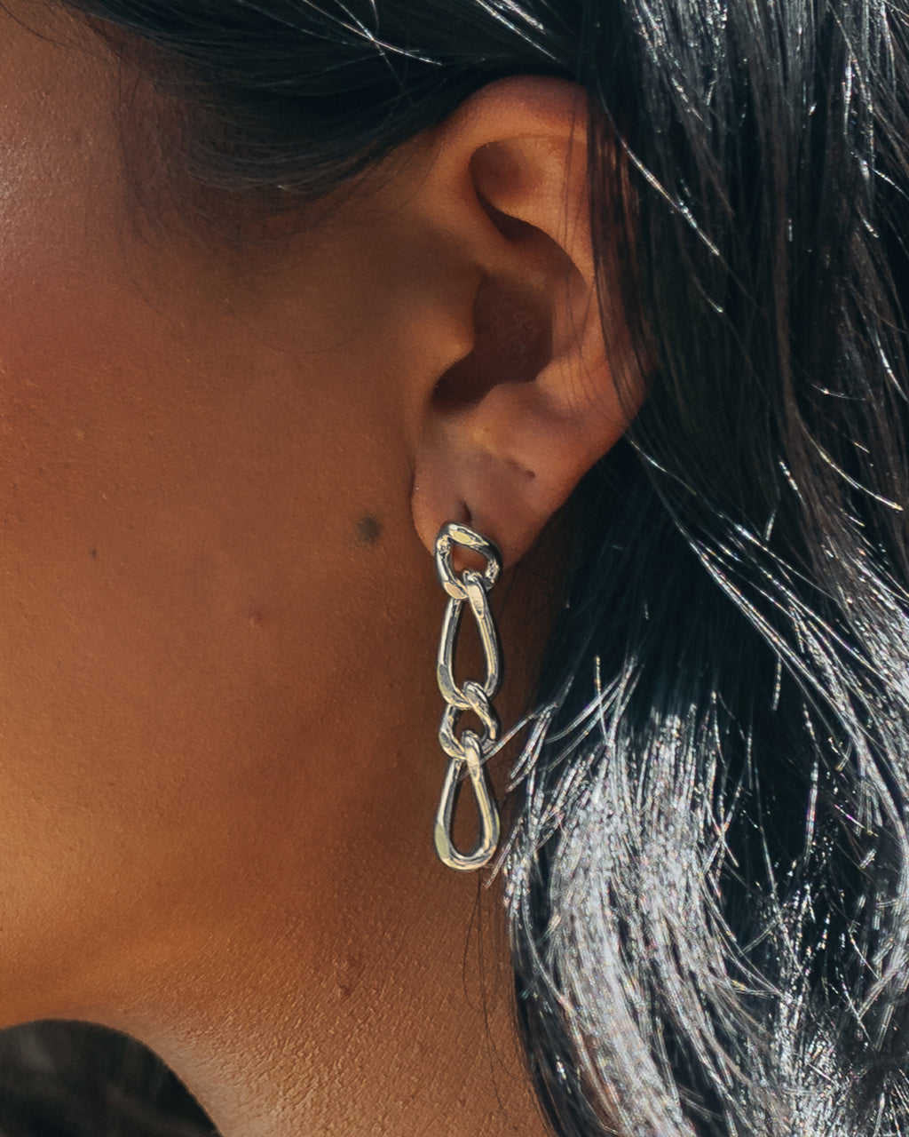 Jacqueline Chain Drop Stud Earrings for Women - Elegant Dangle Earrings for Party, Wedding & Everyday Wear