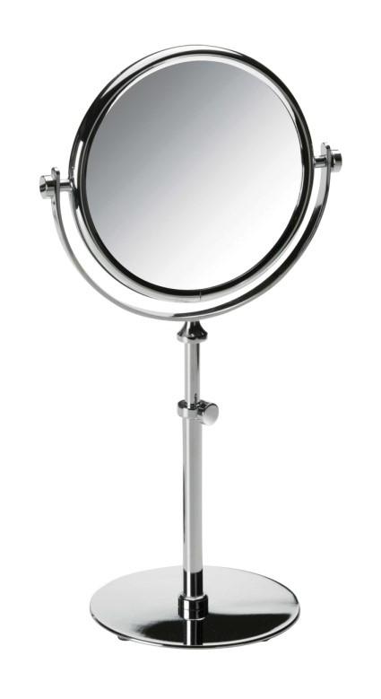 360° Adjustable Free Standing Round Double-Sided Mirror - Full-Length Floor Mirror for Dressing Room, Salon & Home Makeup Station