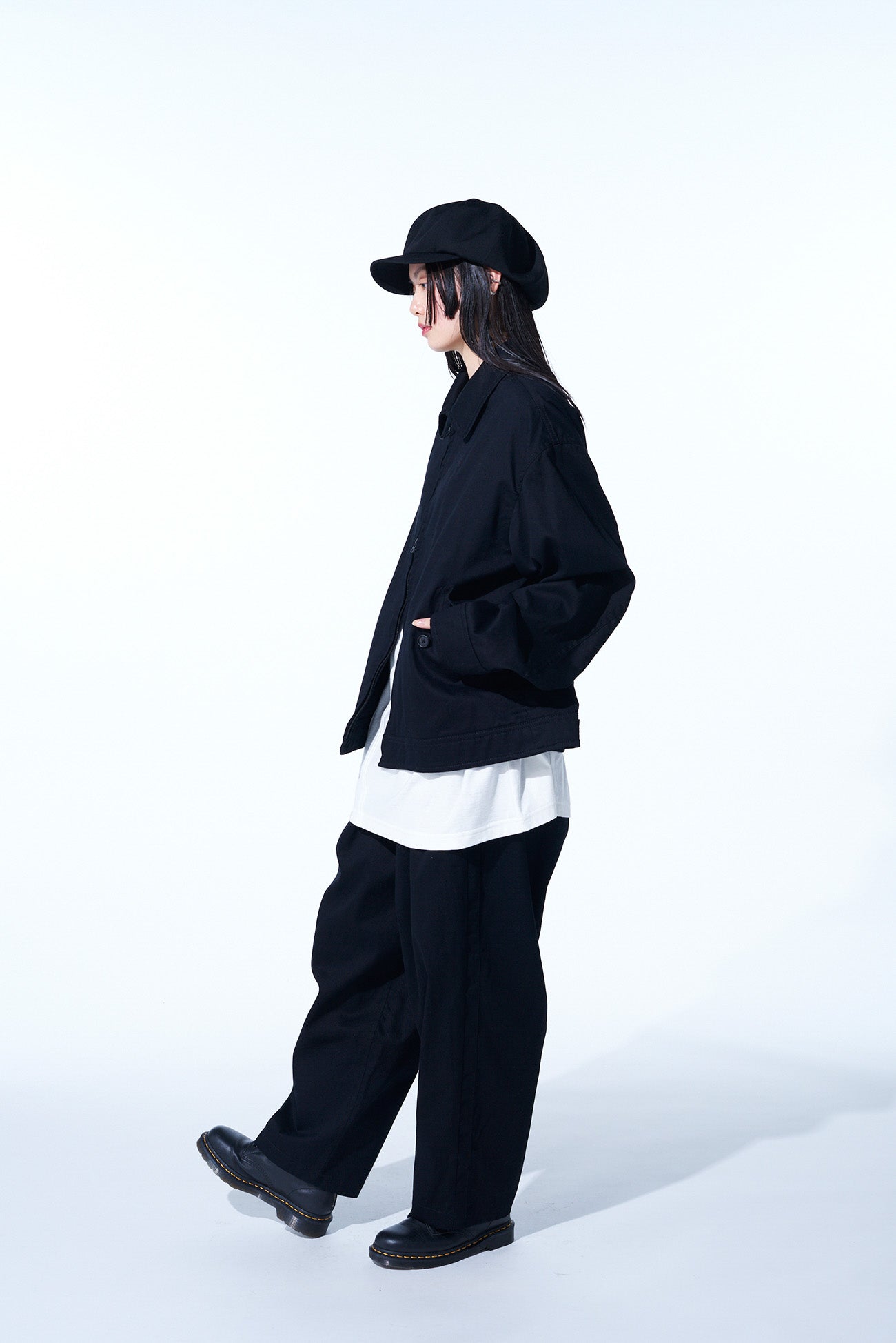 Stylish Cotton Twill 3-Tuck Wide Leg Trousers with Side Stripes - Perfect for Casual Wear, Office Outfits & Everyday Comfort