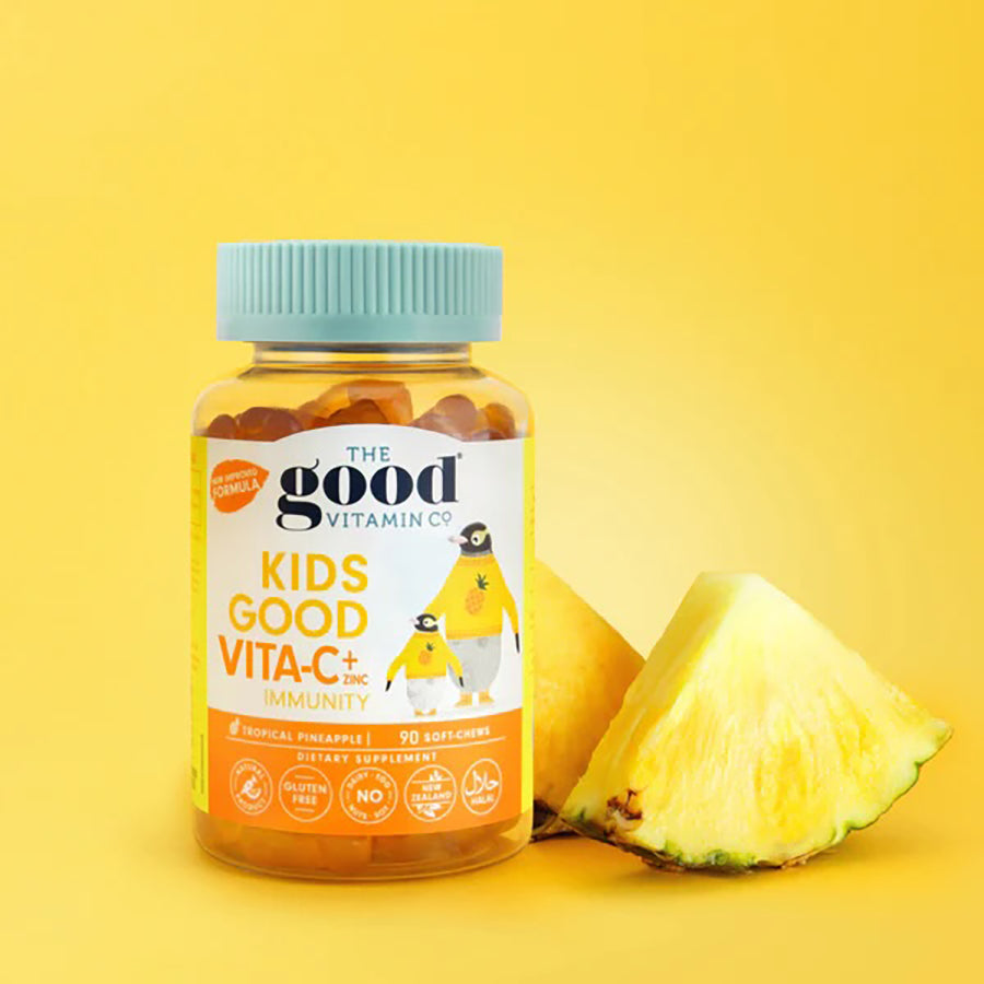 THE GOOD VITAMIN CO Kids Vitamin C Soft Chews - 90 Count | Immune Support Gummies for Children | Delicious Orange Flavor | Perfect for School Lunchboxes & Travel Snacks