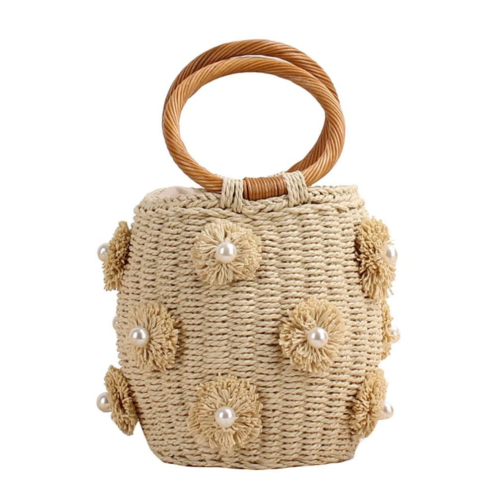 UOZACCY Woven Straw Crossbody Bag for Women - Cute Summer Beach Shoulder Purse, Envelope Handbag with Handle for Vacation, Travel & Daily Use (Color: A) | Perfect for Beach Outings, Shopping & Casual Wear