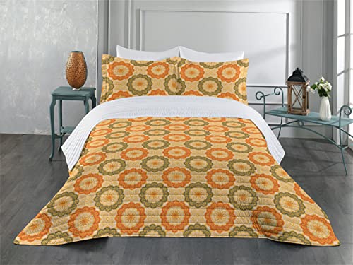 Marigold White and Vermilion
