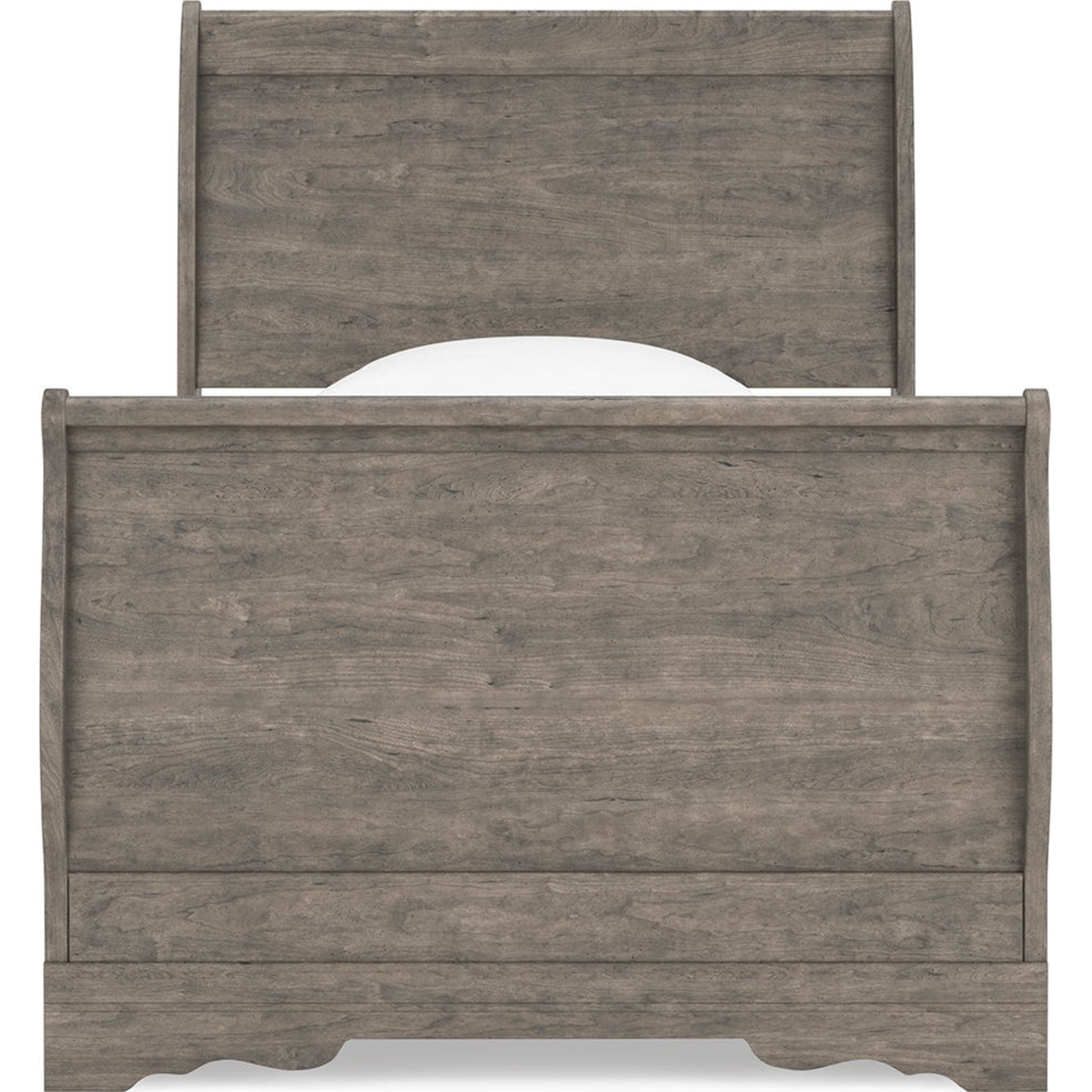 Bayzor 5-Piece Twin Bedroom Set in Gray - Modern Bed Frame, Nightstand & Dresser for Small Spaces | Perfect for Kids Rooms, Guest Bedrooms & Apartments