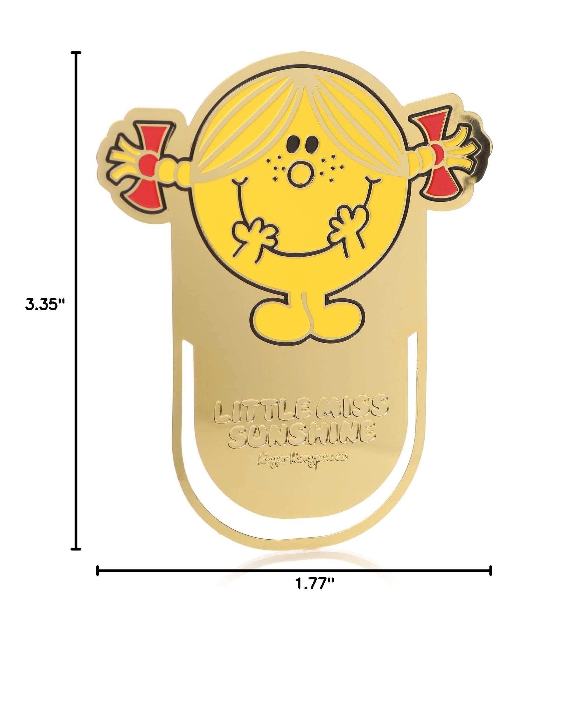 Mr. Men Little Miss Bookmark - Little Miss Sunshine Character Stationery - Fun & Colorful Bookmark for Kids, Students & Book Lovers - Perfect for Reading, Gifts & School Supplies
