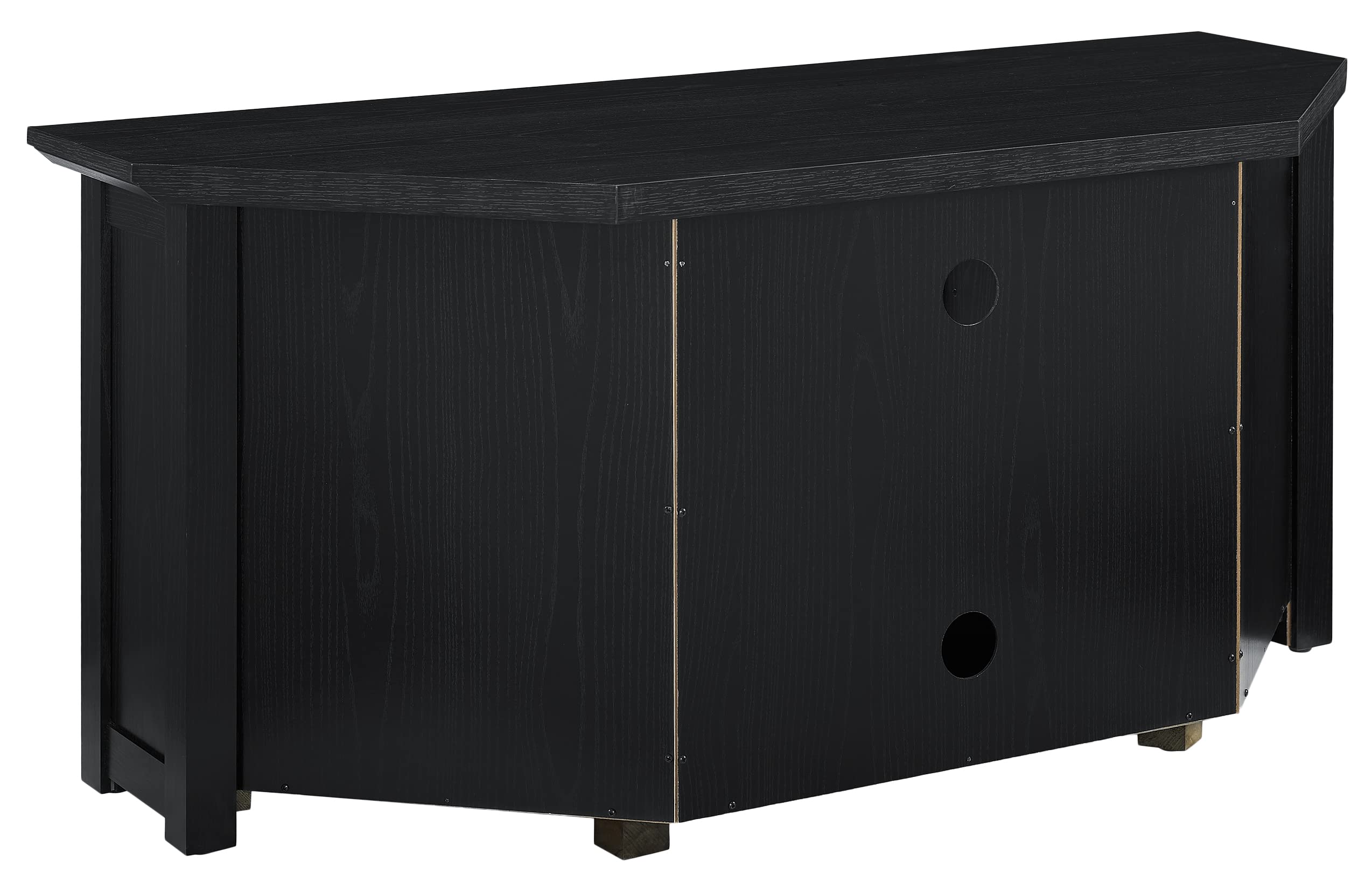 Crosley Camden TV Stand for 50+ Inch TVs - Black Entertainment Center with Adjustable Shelves | Perfect for Living Room, Home Theater & Media Storage