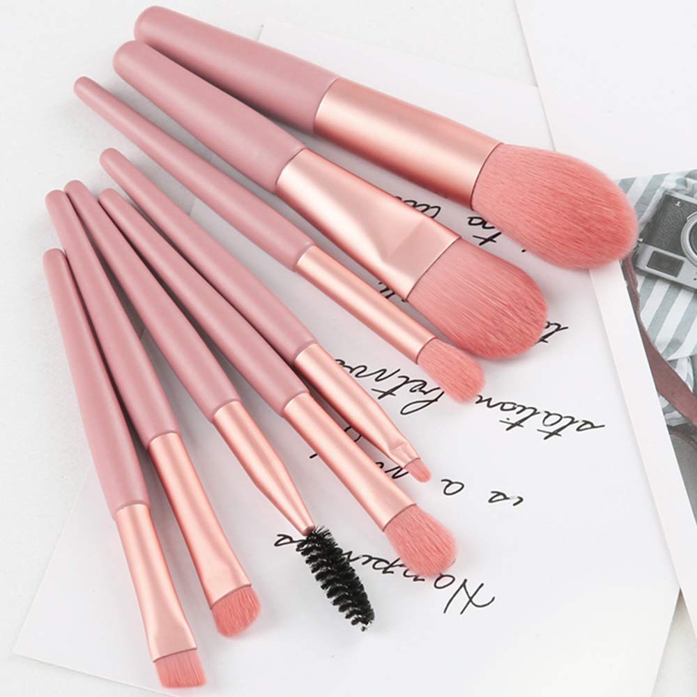 Horoly 8-Piece Professional Makeup Brush Set - Foundation, Blending & Cosmetic Brushes Kit for Flawless Makeup Application - Perfect for Daily Use, Travel & Professional Makeup Artists