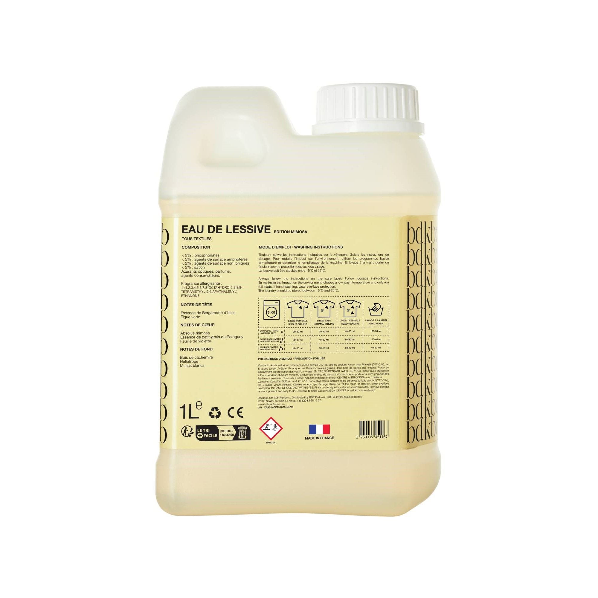 Mimosa Scented Laundry Detergent - Fresh & Fragrant for Clothes - Perfect for Everyday Laundry & Soft Fabrics